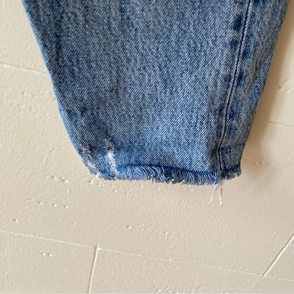 Levi's Wedgie Distressed Hem Jeans - Picture 6 of 10